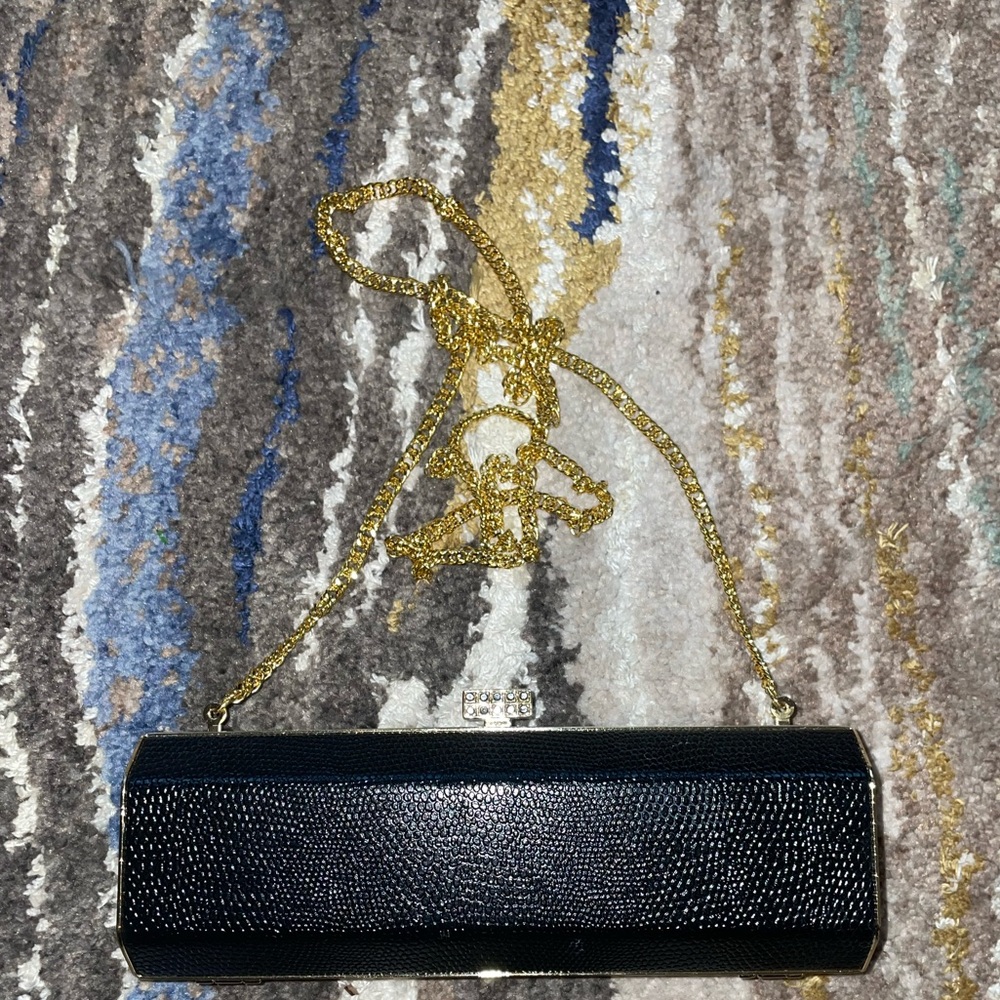 Black & Gold Formal Clutch